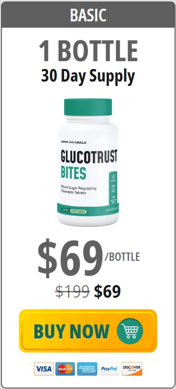 GlucoTrust Bites 1 bottle price